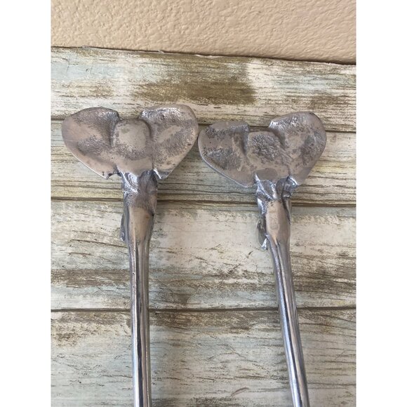 Vintage Elephant Salad Bowl with Servers Safari Wildlife Serving Set - Picture 9 of 14